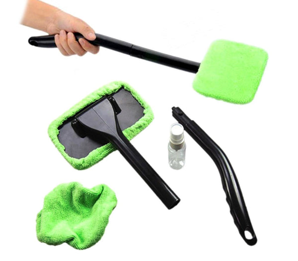 Braccio Telescopico con Panno in Microfibra Asciugatutto Nero e Verde acquista