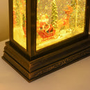 Lanterna Natalizia a Batteria 161x8,8x26,5 cm con Musica e Luce 