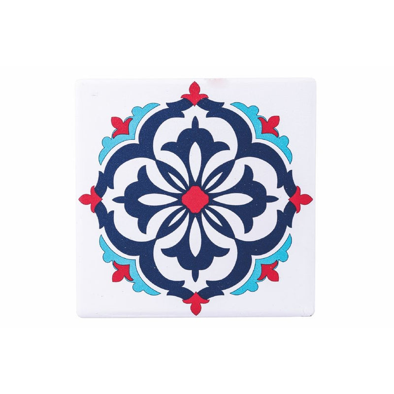 Set 6 Sottobicchieri 10x10x1 cm  in Ceramica VdE Tivoli 1996 Barrio