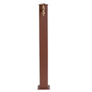 Fontana da Giardino 20x12x85 cm in Alluminio e Acciaio Wick Ruggine   