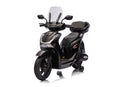 Scooter Elettrico per Bambini Licenza Ufficiale Honda SH125 12V con Ruote EVA e Sedile Pelle Nero
