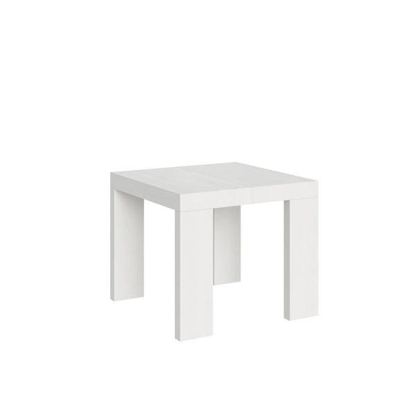 online Tavolo Allungabile 90-246x90x77 cm Roxell bianco frassino