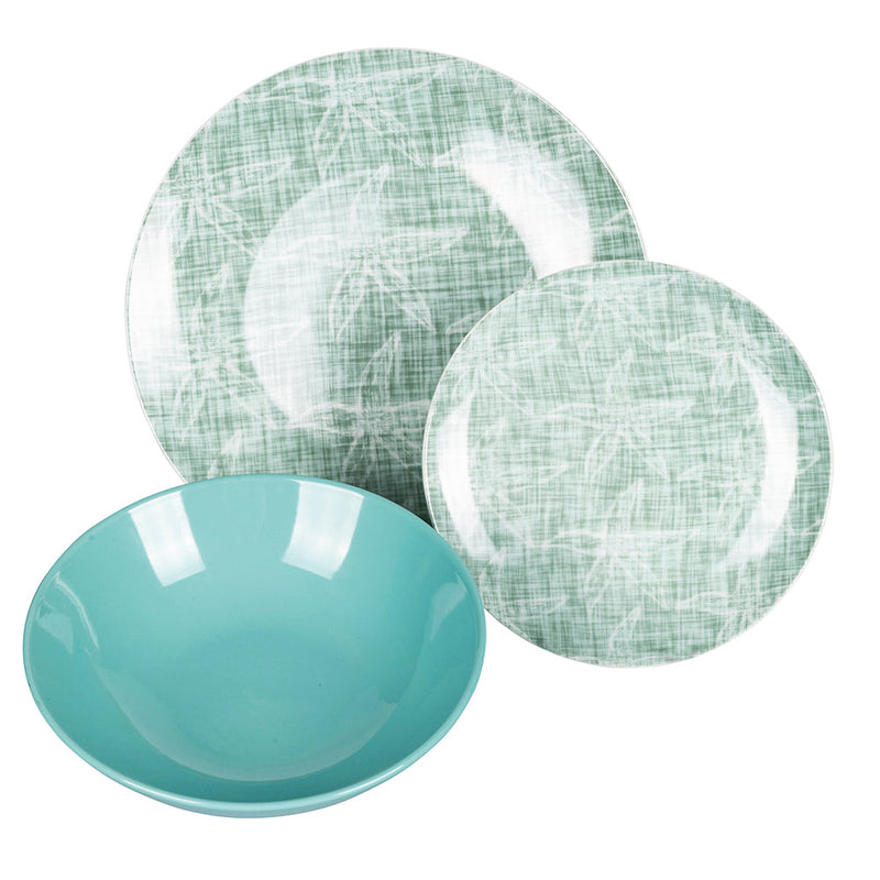 Servizio Piatti 18 Pezzi in Porcellana e Gres VdE Tivoli 1996 Cozumel