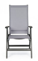 Poltrona Reclinabile Cruise Antracite in Alluminio