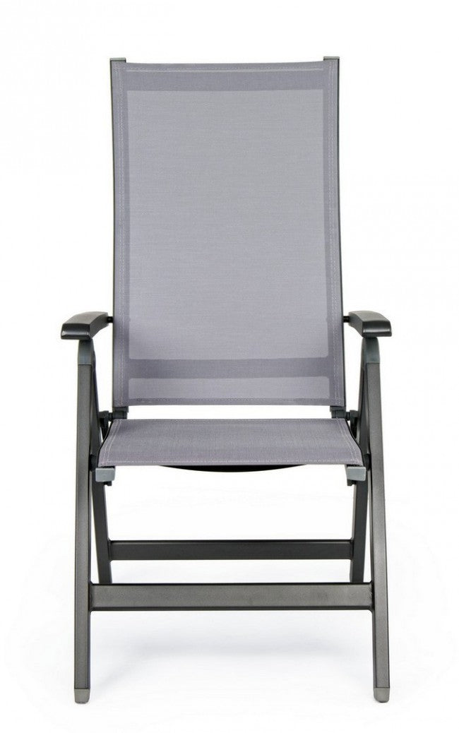 Poltrona Reclinabile Cruise Antracite in Alluminio