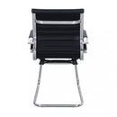 Poltrona da Ufficio Kyra 60x60x95 h cm in Poliuretano Nero