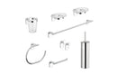 Set Accessori da Bagno in Metallo xxcm TFT Accessories Argento