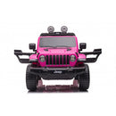 Macchina Elettrica per Bambini Fuoristrada Jeep Wrangler Rubicon 12V con Telecomando Rosa