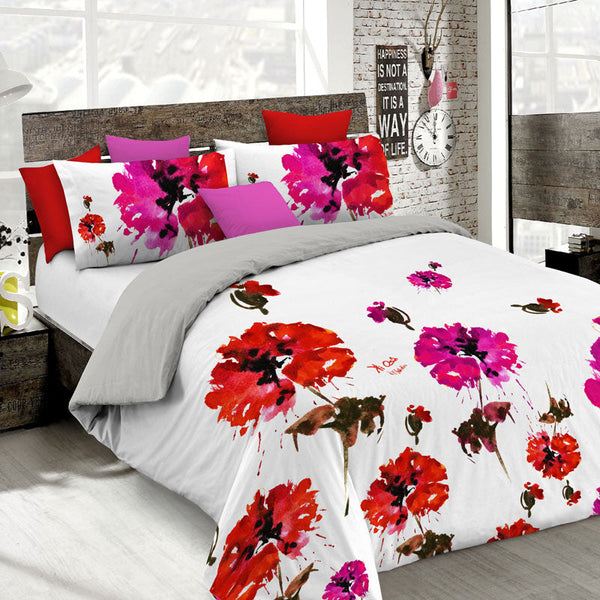 online Copripiumino Matrimoniale Stampa sul Sacco e Federe Kio616