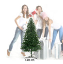 Albero di Natale Artificiale 200 Punte 120 cm Verde