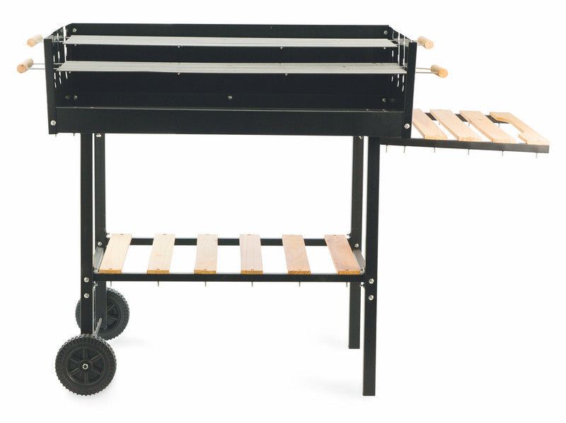 Barbecue a Carbone con 2 Griglie in Acciaio Soriani Sun-Day