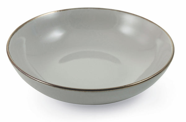 Set 6 Piatti Fondi Ø20x5 cm in Gres Villa d'Este Home Tivoli Royal Passion Grigio Chiaro prezzo