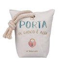 Fermaporta  20x10x20 cm 100% poliestere VdE Tivoli 1996 Le Travisate Bianco