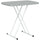 Tavolino da Giardino Pieghevole 76x50x74 cm ad Altezza Regolabile in Metallo e HDPE Grigio Scuro