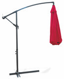 Ombrellone da Giardino Decentrato in Alluminio Ø3 mt Soriani Kios Lampara Rosso