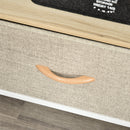 Mobile TV da 47"" con Cassetti in Tessuto 98x29x56cm Colore Legno  
