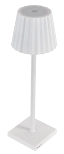 Lampada da Tavolo 38x10x10 cm in Alluminio Luce Bianca Calda K-ligth Nero 