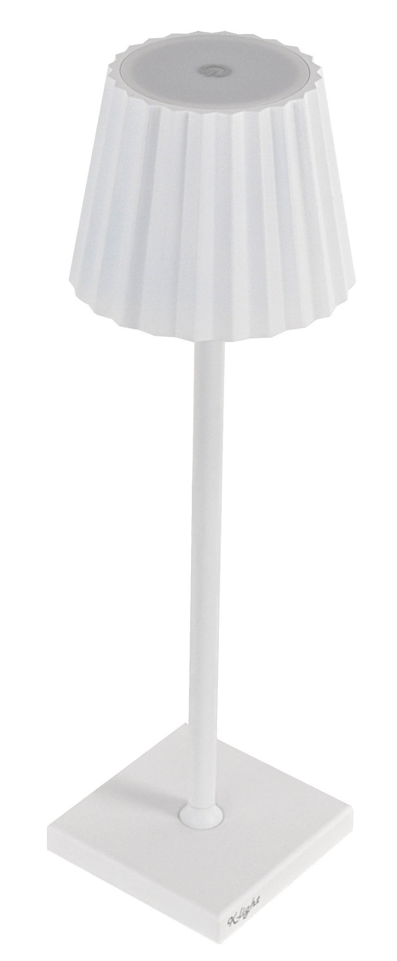 Lampada da Tavolo 38x10x10 cm in Alluminio Luce Bianca Calda K-ligth Nero 