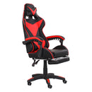 Sedia da Gaming 135x67 cm in PU Rosso e Nero