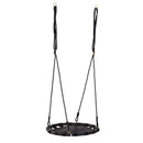 Altalena a Nido da Giardino per Bambini Nero Diametro 60 cm 