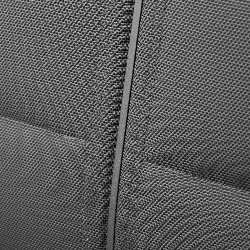 Set Salotto da Giardino Divano 2 Poltrone e Tavolino in Alluminio Antracite