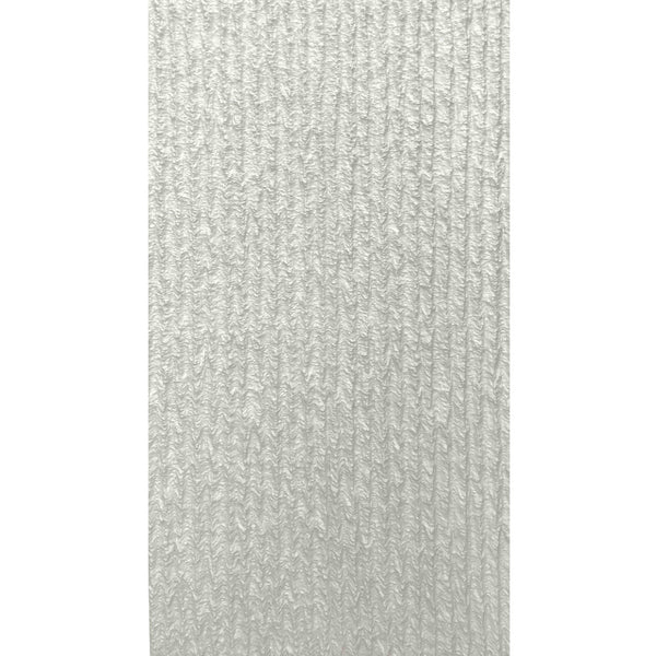 prezzo Set 12 Pannelli Decorativi Area 8,6 mq 120x60x2,5 cm Rivestimento Murale Effetto Pietra Graffiata 3D in PU Bianco Alabastro