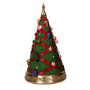 Albero resina con led rosso e verde cm Ø26,8xh46,3