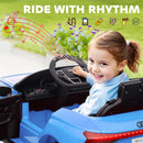 Macchina Elettrica per Bambini Licenza Audi RS con Telecomando Blu e Nero