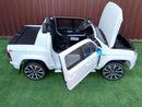 Macchina Elettrica per Bambini 2 Posti 12V con Licenza Volkswagen Amarok Bianca