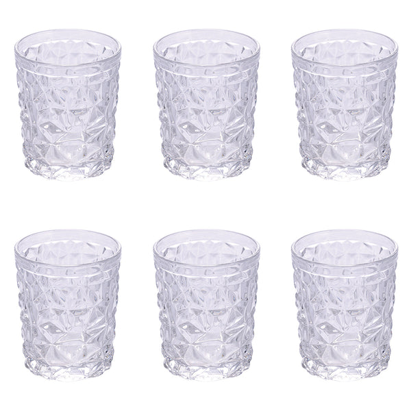 online Set 6 Bicchieri Acqua Glace Ice in Vetro VdE Tivoli 1996 Trasparente
