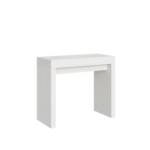 online Consolle Allungabile 90-196x42x77 cm in Nobilitato Bianco