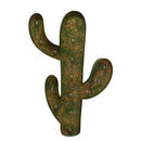 Cactus in metallo verde con led cm 40x58,5x5