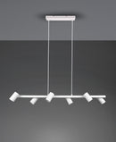 Lampada a Sospensione da Interno Attacco GU10 in Metallo Bianco Opaco