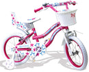 Bicicletta per Bambina 16" 2 Freni Kidfun Regina Fashion Girl Fucsia