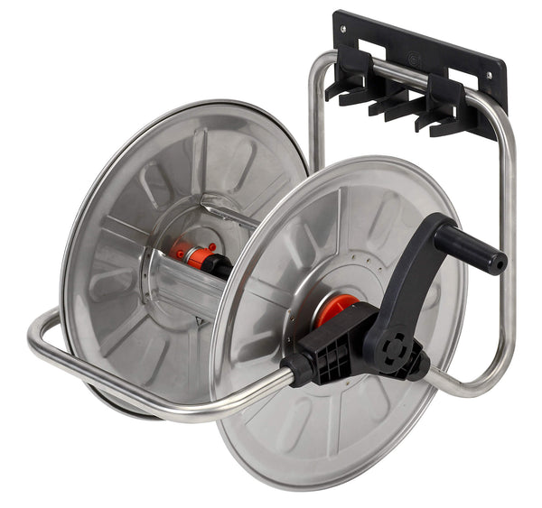 Avvolgitubo Manuale da Muro Portatile 50 mt Tubo Ø1/2” in Acciaio Inox Agrati online
