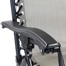 Sedia Poltrona Giardino Zero Gravity Pieghevole 112,5x87x62,5 cm Lucy Ecrù 