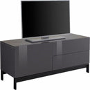 Mobile TV 1 Anta 2 Cassetti 110x40x47,7 cm Metis Antracite Lucido