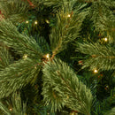 Albero di Natale Artificiale H210 cm 908 Rami con 350 Luci LED Verde