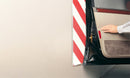 Set 2 pannelli adesivi antiurto 50x24 cm per garage e box