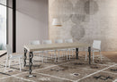 Tavolo Allungabile 140-400x90x77 cm Karamay Premium Cashmere Telaio Antracite 