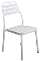 Sedia da Giardino in Alluminio Las Vegas Bianca