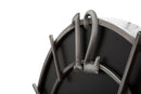 Orologio Argento Glam Ø60x4,5 cm in Ferro e MDF Argento e Nero