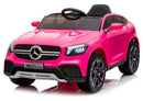 Macchina Elettrica per Bambini SUV 12V con Licenza Mercedes GLC Coupè Rosa