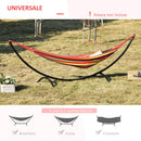 Struttura Amaca da Giardino 300x90x100 cm in Metallo Nero