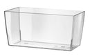 Vaso Rettangolare 30x14,5x15 cm in Plastica Coimbra 30 Trasparente