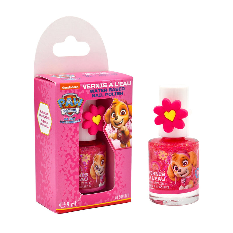 Set 18 Smalti con Anello per Bambini a Base Acqua 9ml Paw Patrol Rosa
