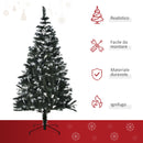 Albero di Natale Artificiale Innevato 180 cm 603 Rami con Bacche Verde
