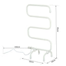 Scaldasalviette Elettrico 100W Bianco 50x30x95 cm 