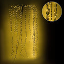 Cascata Luminosa 1120 LED da Esterno cm Filo Marrone