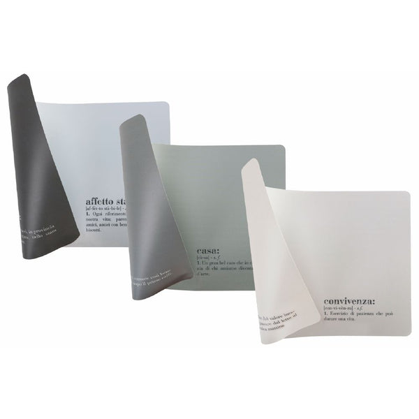 Set 6 Tovagliette Double Face 45x30x0,5 cm in PVC VdE Tivoli 1996 prezzo